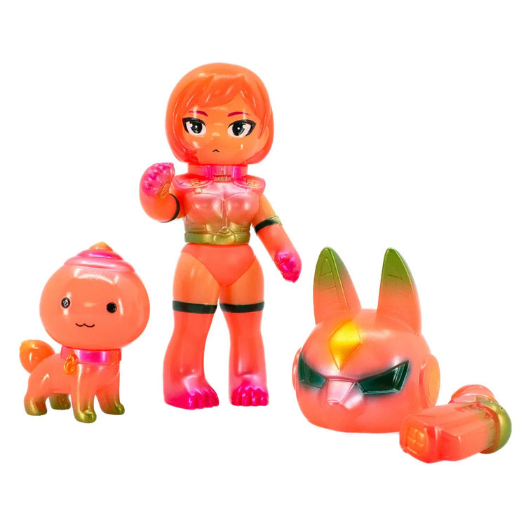 Peach Girl Kit & Momo by Candie Bolton