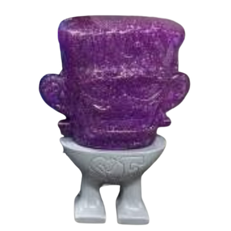 Purple White Franken Crack : Space Friends by Knuckle (Little Chop Design)