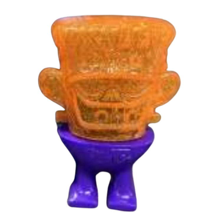 Orange Blue Franken Crack : Space Friends by Knuckle (Little Chop Design)