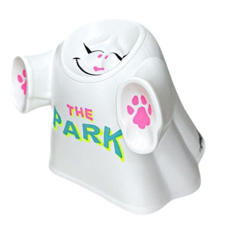 Pink Green "The Park" GhosTee by Human Robot