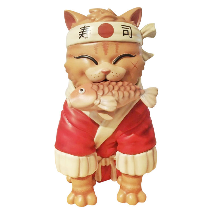 Sushi Meowster Custom Red by Vincent Trinidad