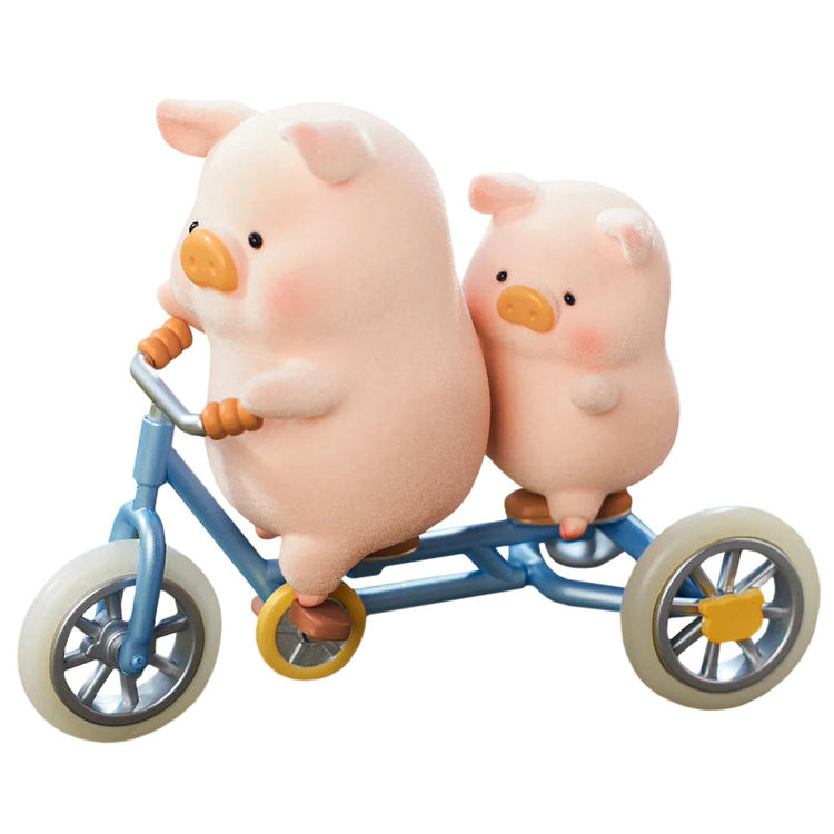 Lulu the Piggy Find Your Way Home Tandem Bike by Cici's Story