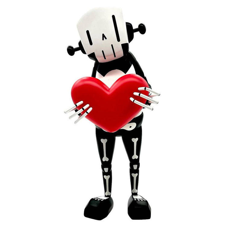 Robot With Heart Bones by ChrisRWK