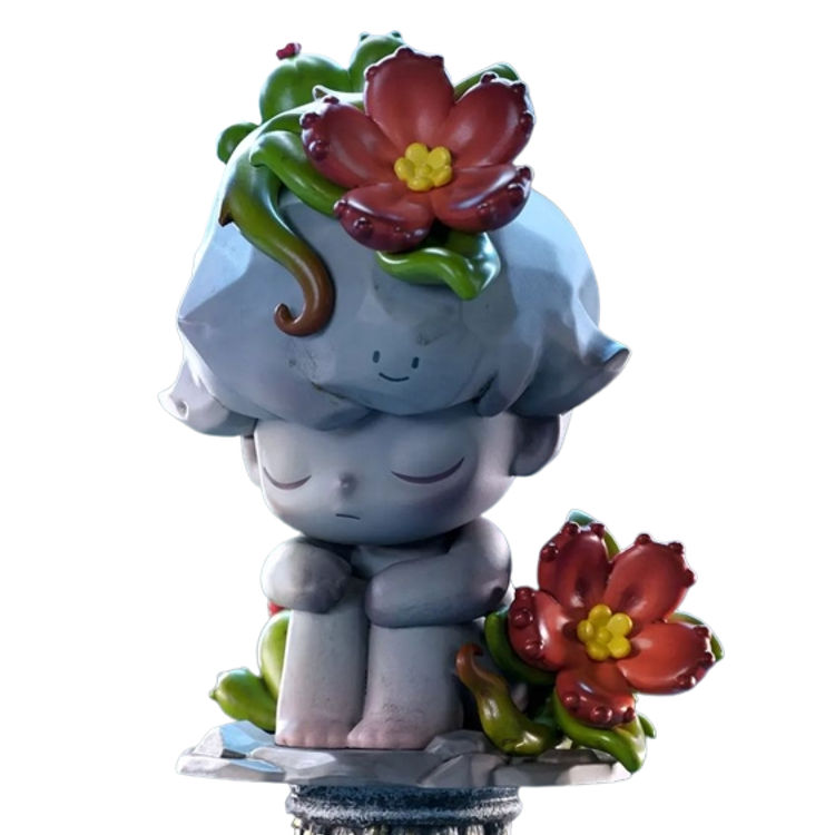 Maneater Flower on a Statue Dimoo (Secret Figure) by Dimoo World (Ayan Tang)