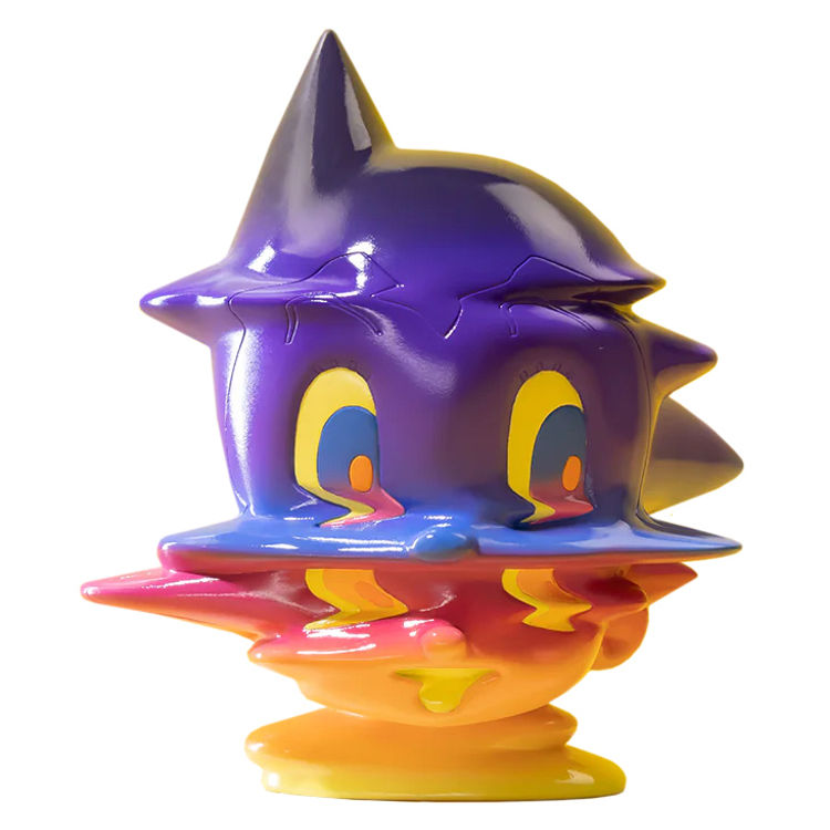 Liquid Modernity Metal Heart Rainbow (Large) by Curiosity Art