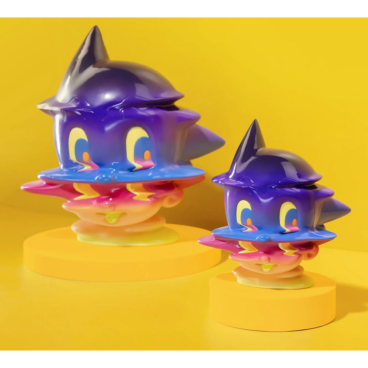 Liquid Modernity Metal Heart Rainbow (Small)