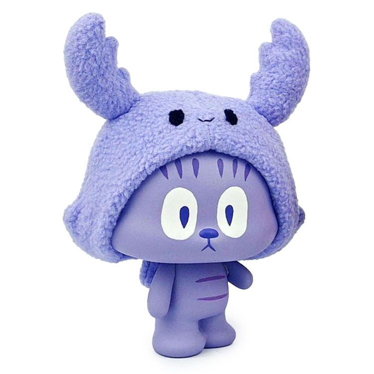 Purple Mushinonakama Yuurei Neko Sama by Michael Chuah