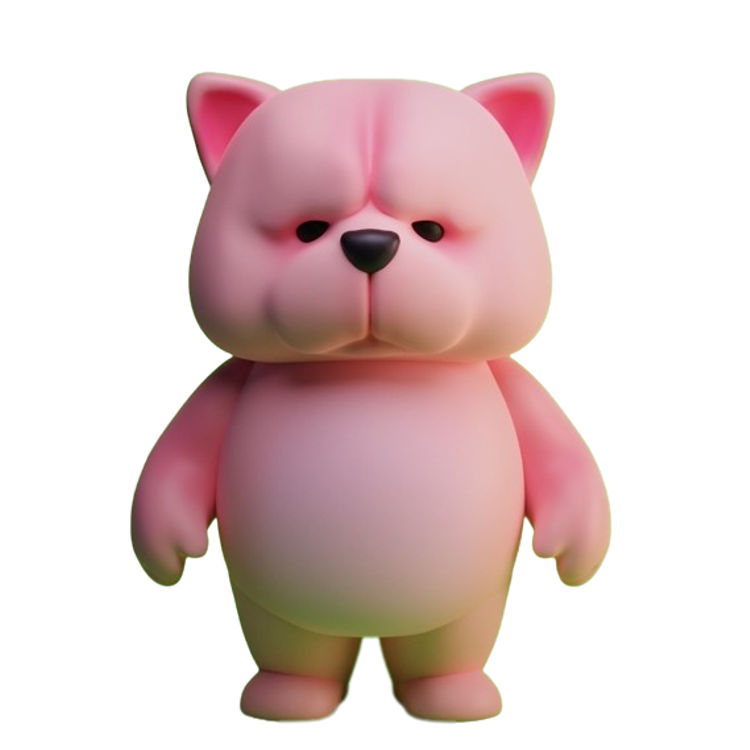 Pink Clay ChillChow by Redsun Studios