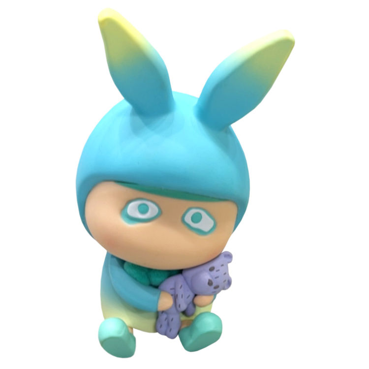 A Boy Sit Down Comedian Bear with Me Aqua by B.Wing