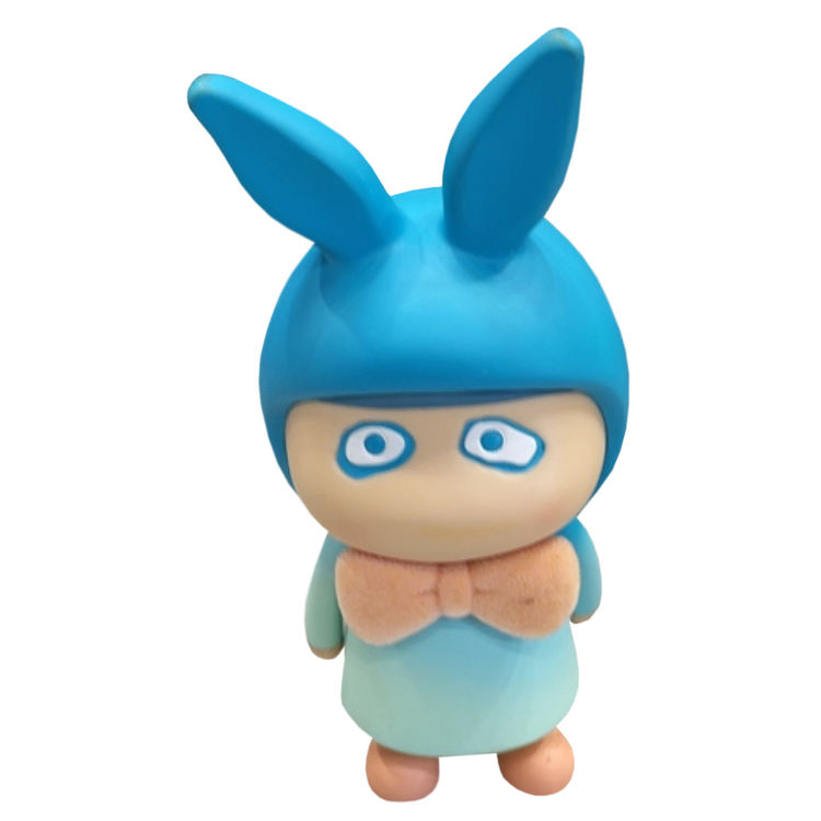 A Boy Sit Down Comedian Blue by B.Wing