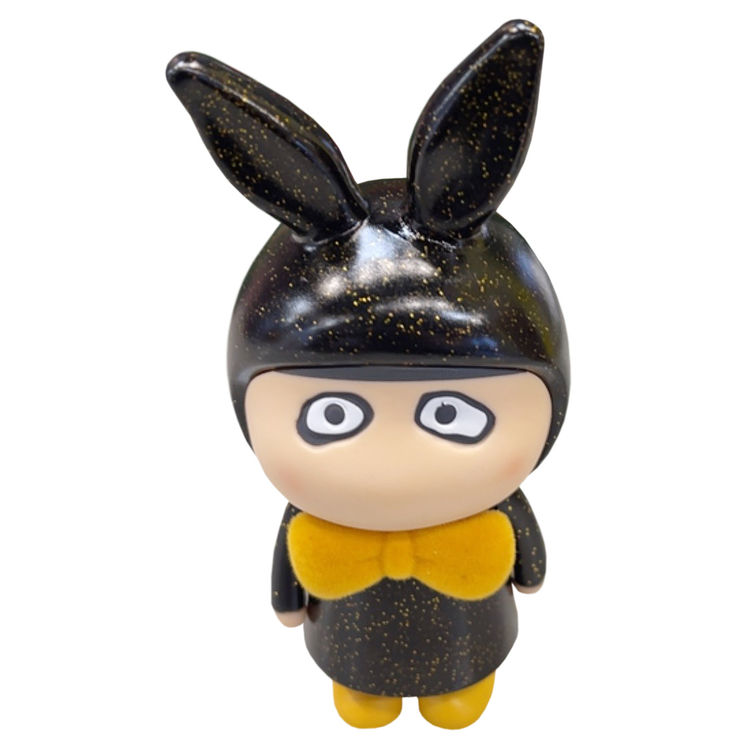 A Boy Sit Down Comedian Black Glitter by B.Wing