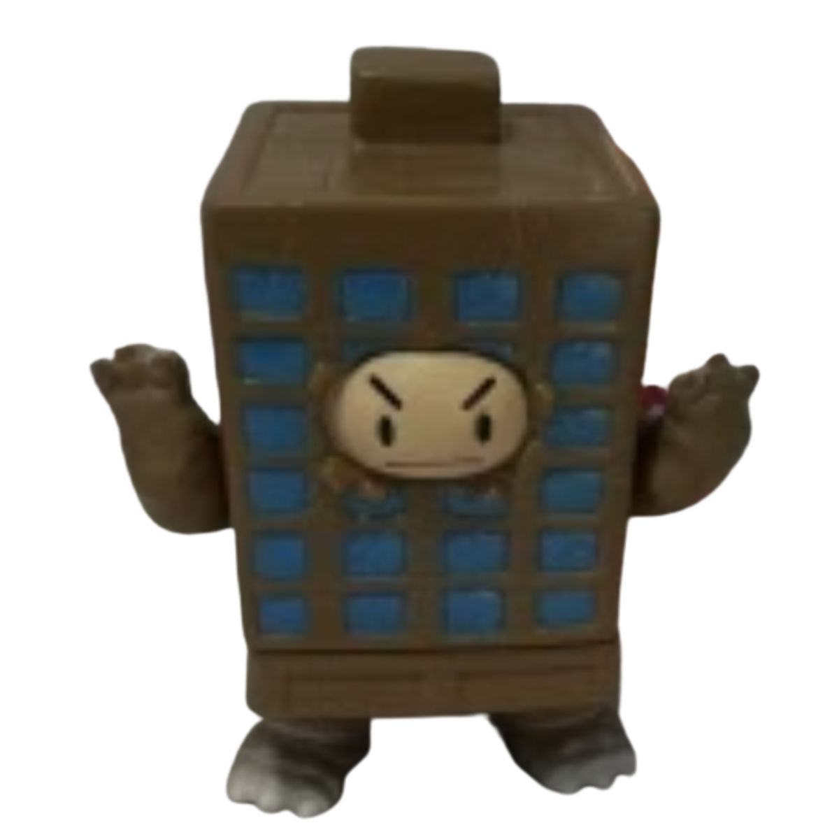 Brown Blue Birukemono