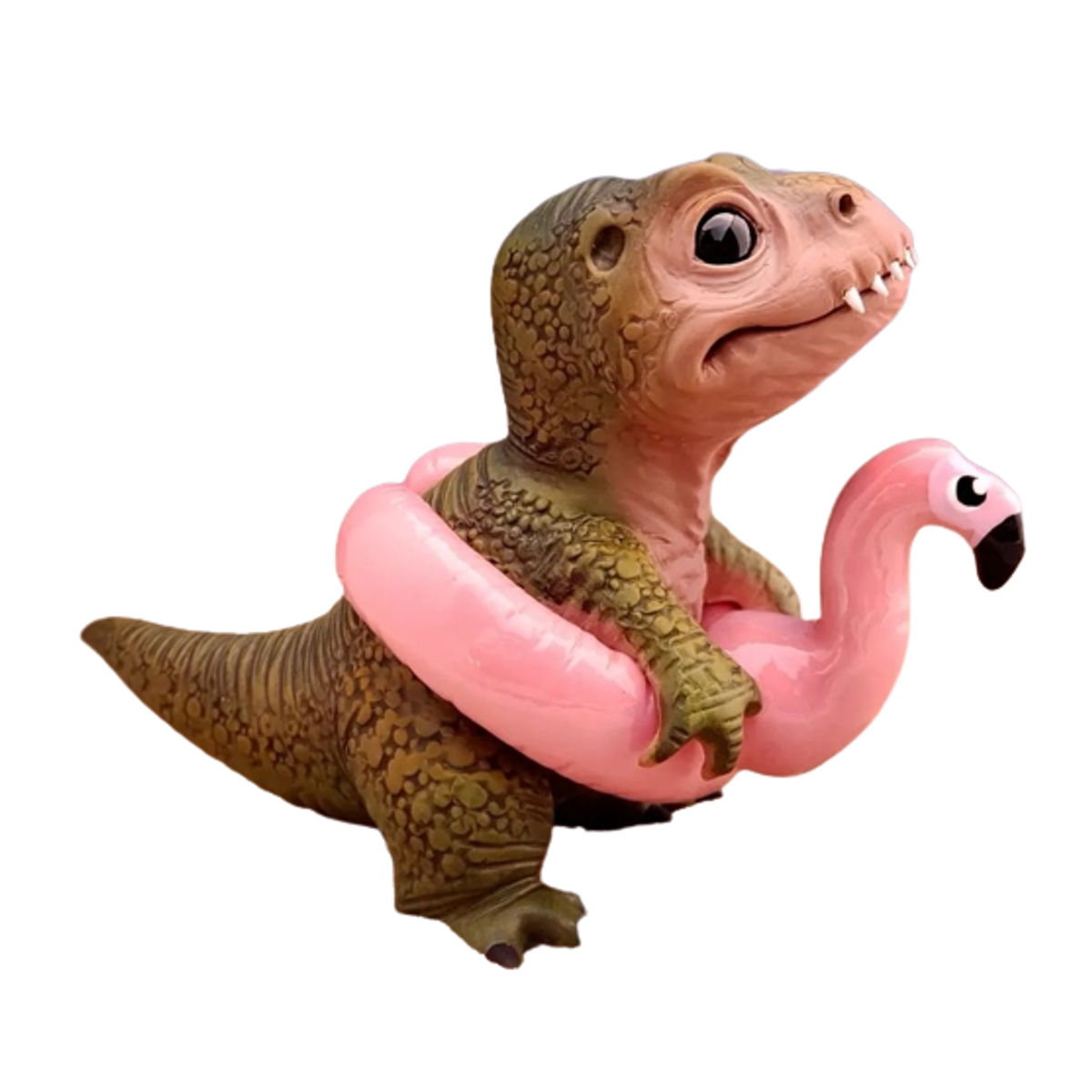 Otis with Dino Floatie