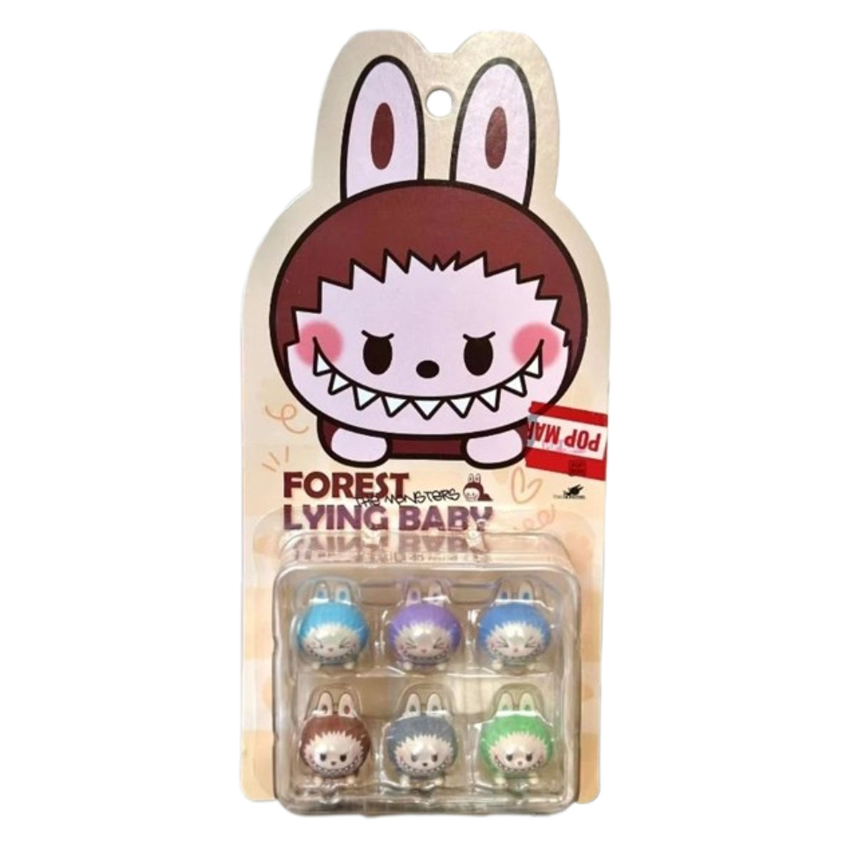 Forest Lying Baby Labubu Set