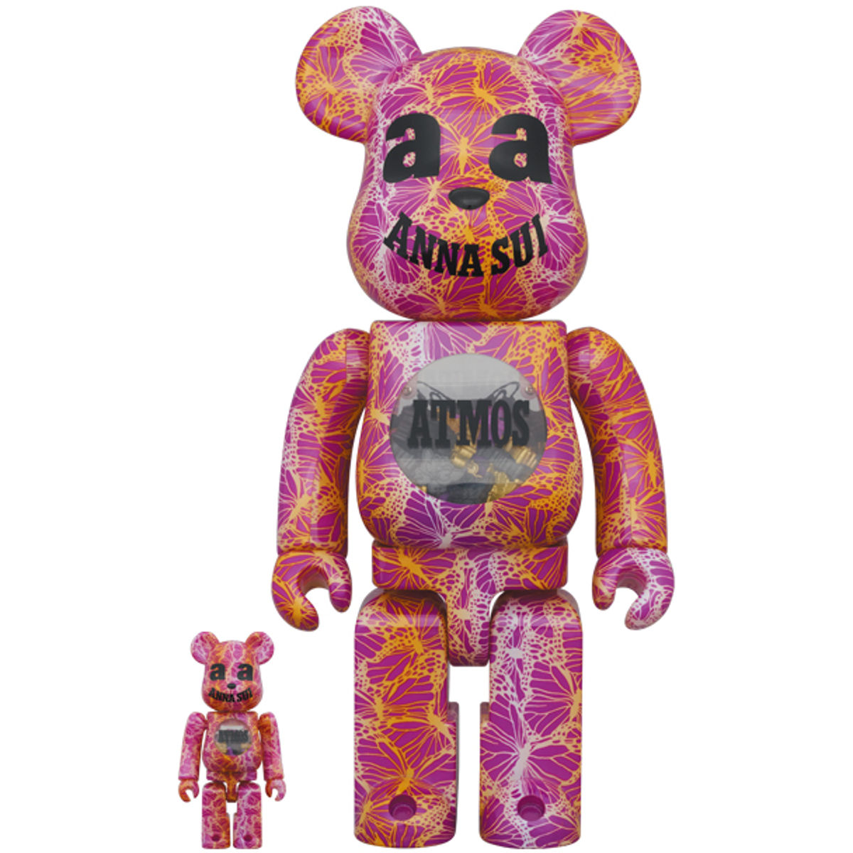 100% + 400% Atmos x Anna Sui Be@rbrick (Set)
