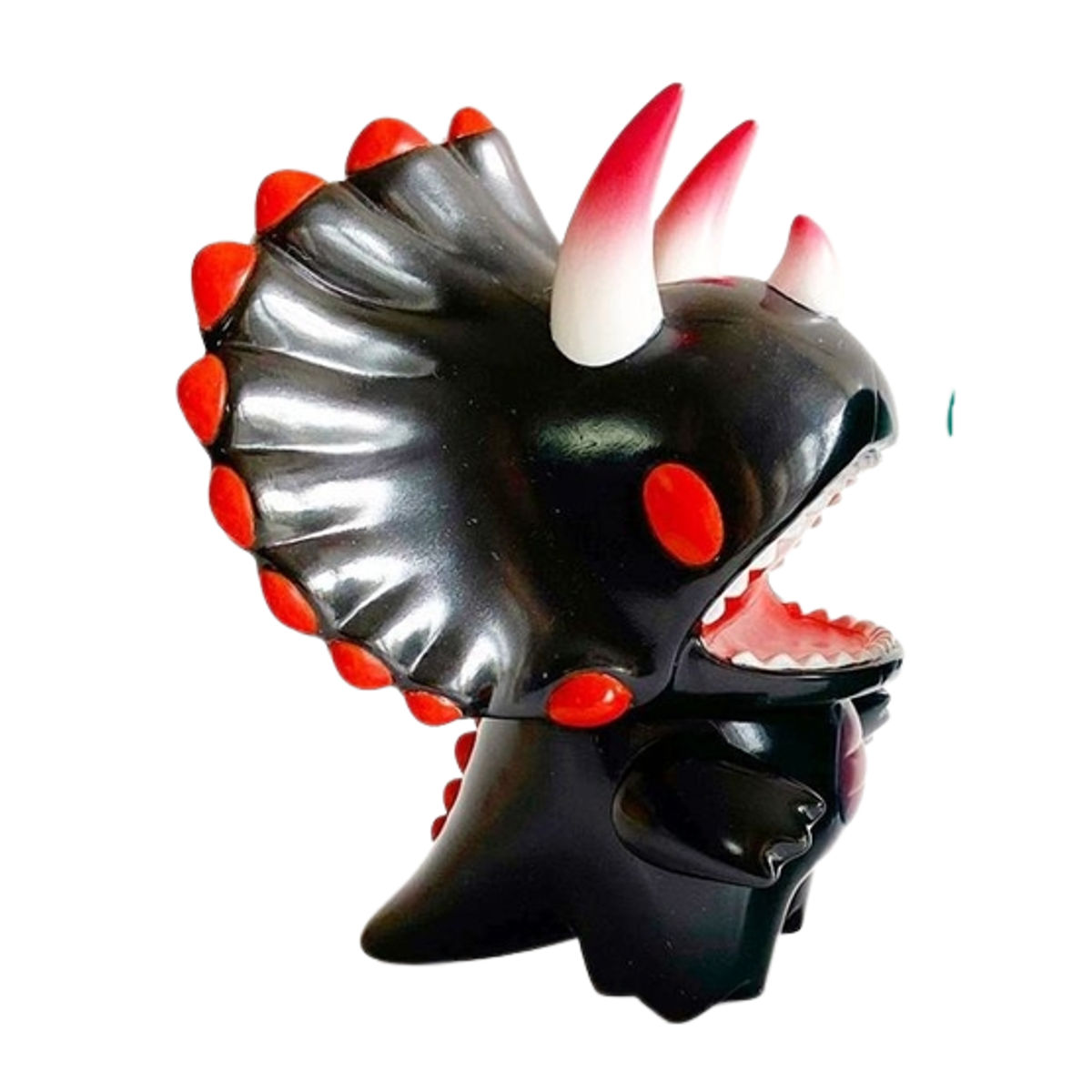 Solid Black Little Tri-Dino