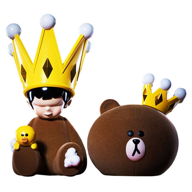 The Boy x Line Friends Brown by Line Friends (Kang Byeong Mok)