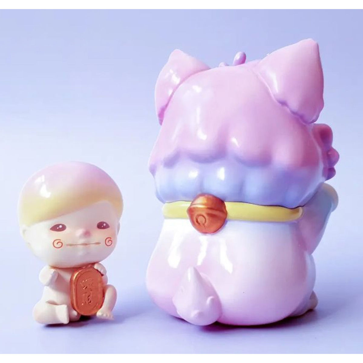 Botchan Darumi Summer Lavender Cat