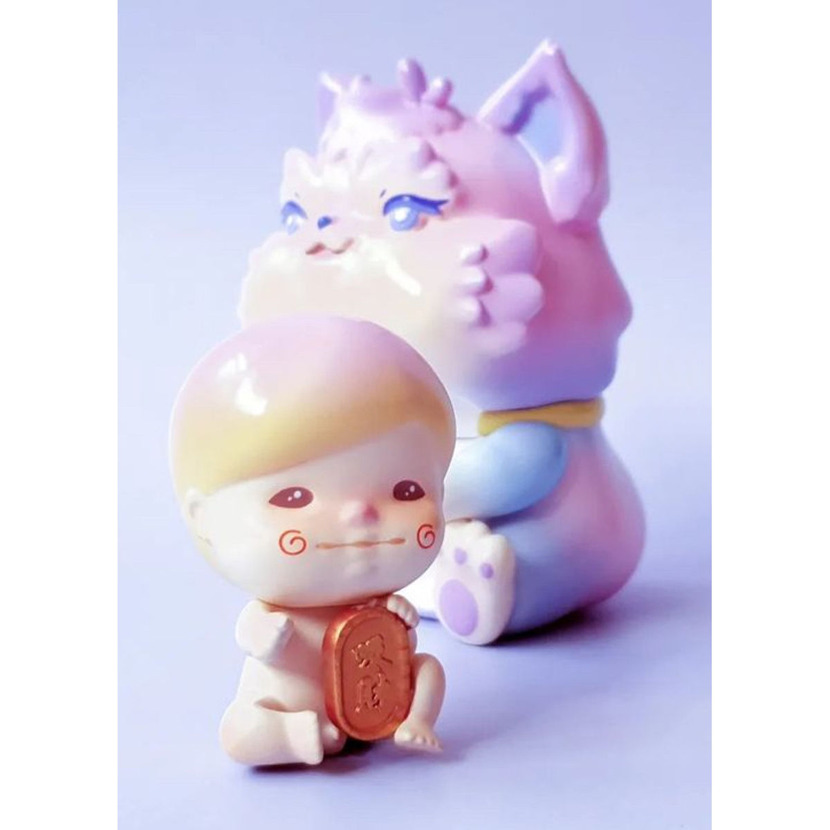 Botchan Darumi Summer Lavender Cat