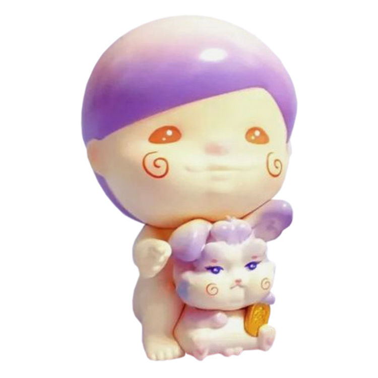 Botchan Darumi Summer Lavender Rabbit by Chang