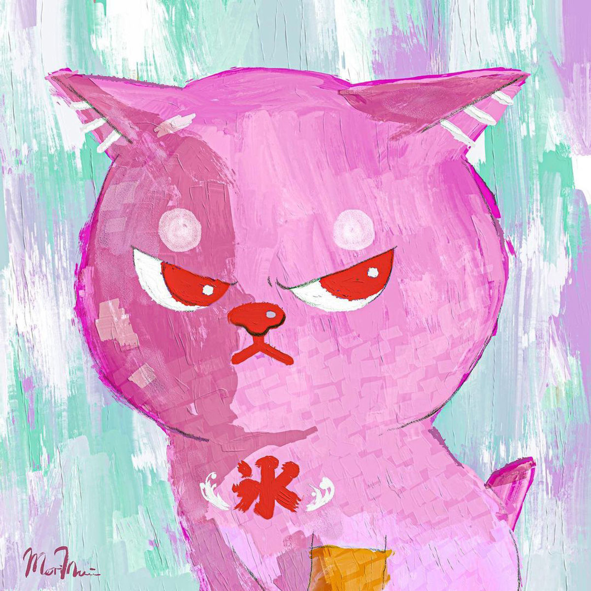 Zombcat Kakigori Pink