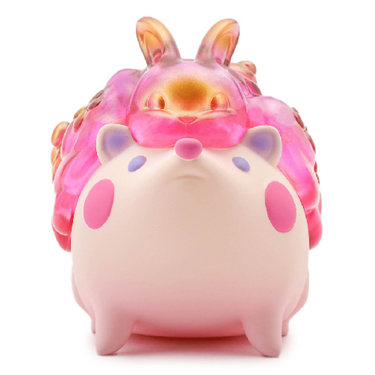 Moon Dancing Jade Rabbit Hedgehog - Purple Clouds