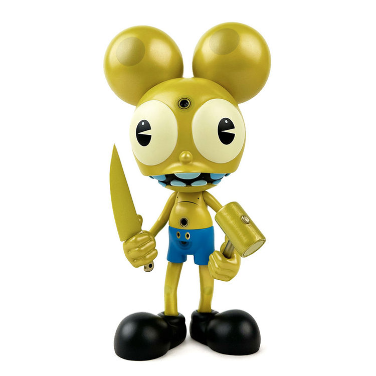 Space Monkey Gold Rotofugi Exclusive by Dalek (James Marshall)