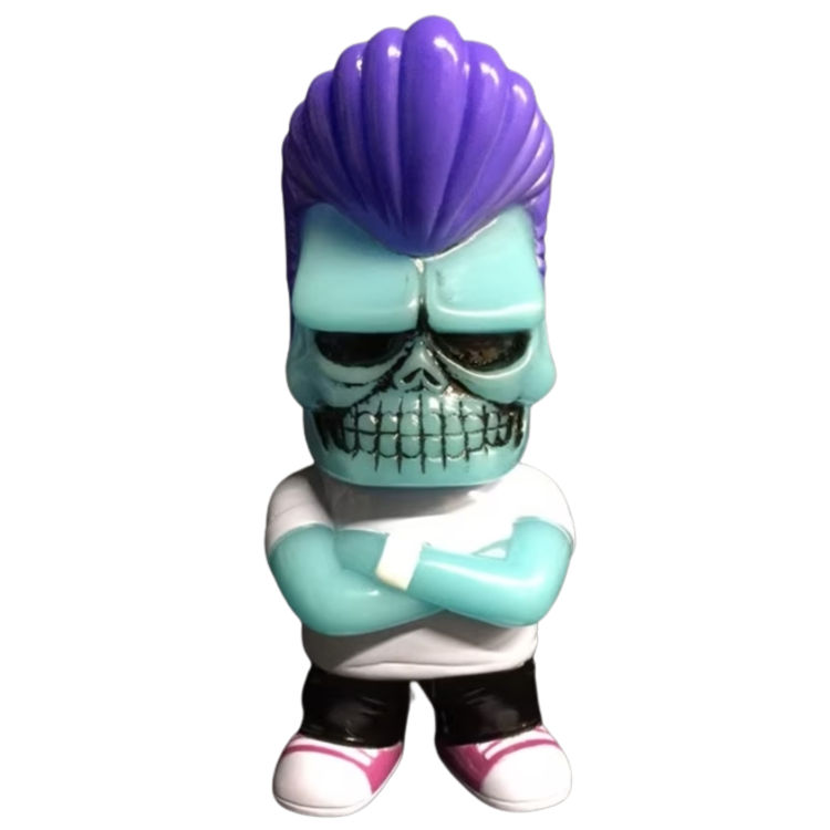 Light Blue Purple Hair Skull Johnny by Skull Toys (Takeuchi Yu)