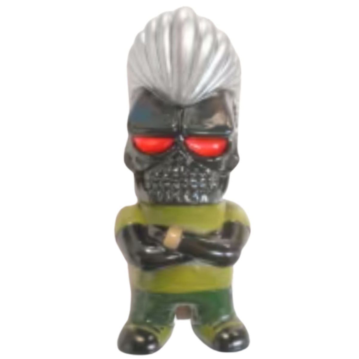 Black Moss Green Skull Johnny