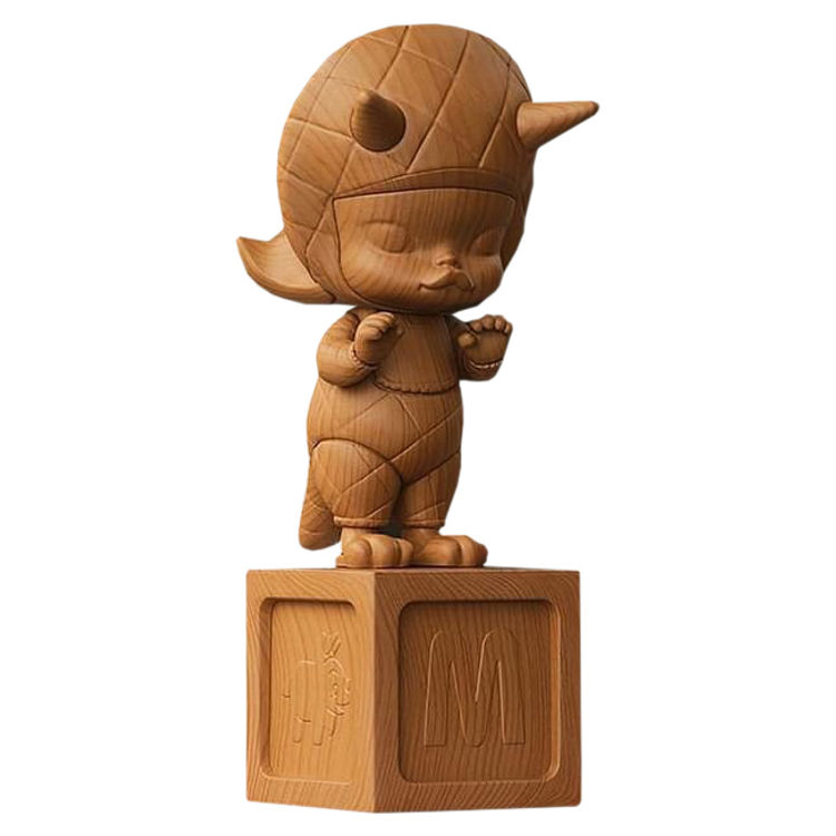 Dino Molly Wooden by Kenny Wong