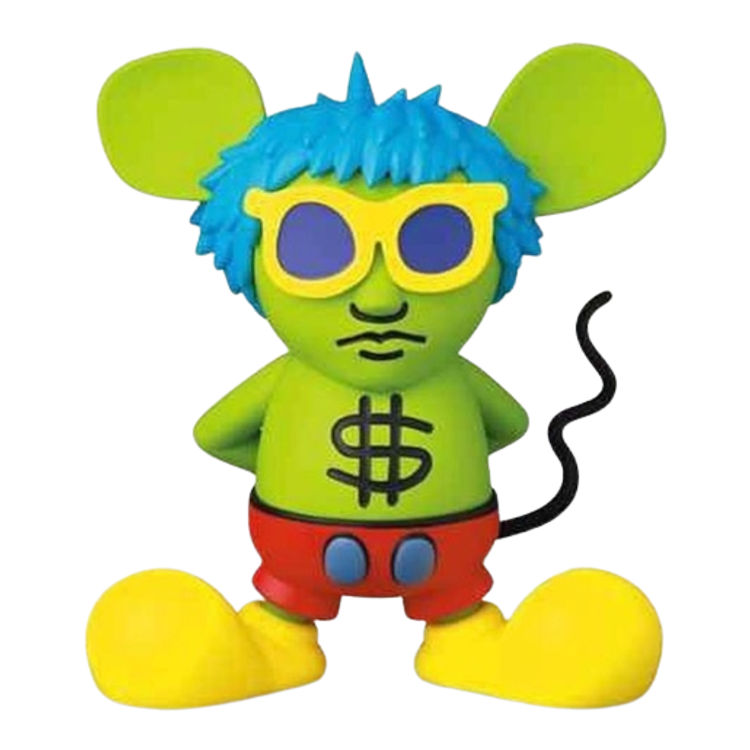 Green $ Andy Mouse by Keith Haring