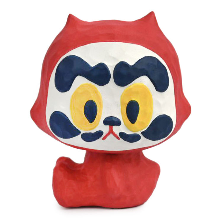 Yuurei Neko Sama Daruma Chiseled by Michael Chuah