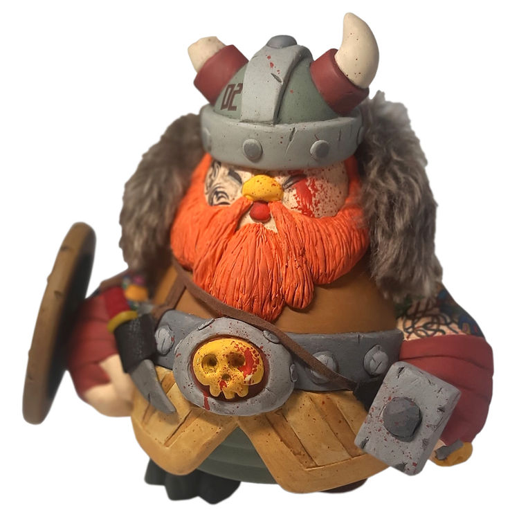 Helsinki the Viking Chickenhead by Freely Abrigo