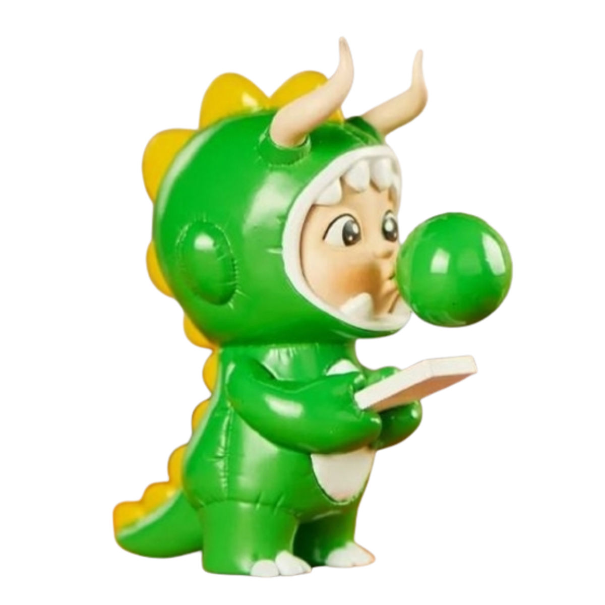 Green Dragon Bubble Angel Boy