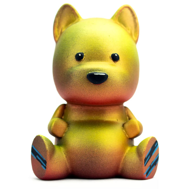 Y – PupPups in Yellow (Black Nose) by Richard Strohmeyer