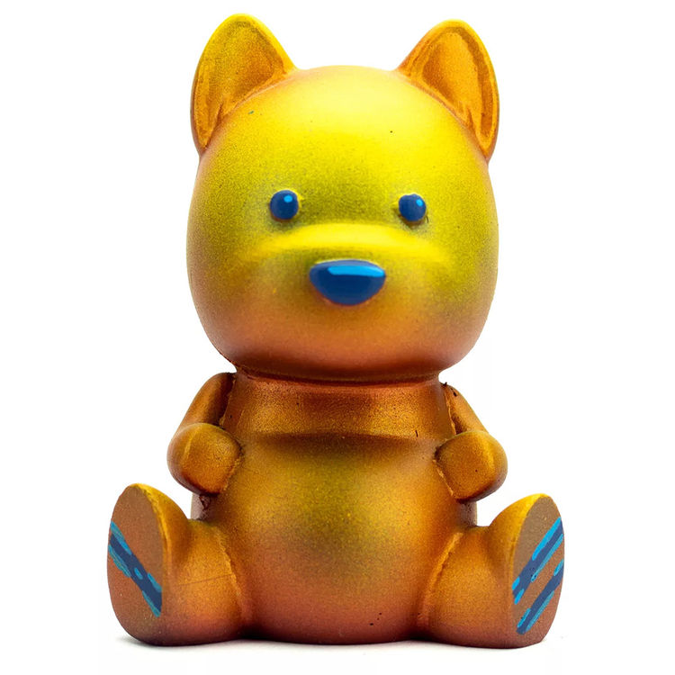 Y – PupPups in Yellow (Blue Nose) by Richard Strohmeyer