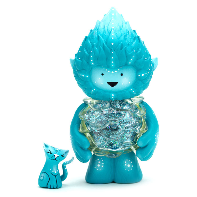 T – Ocean Sparkle Tree Spirit & Cosmic Cat by Miss Muju