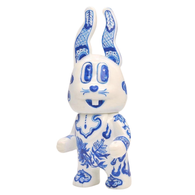 Porcelain Power Bunny by Club Babo