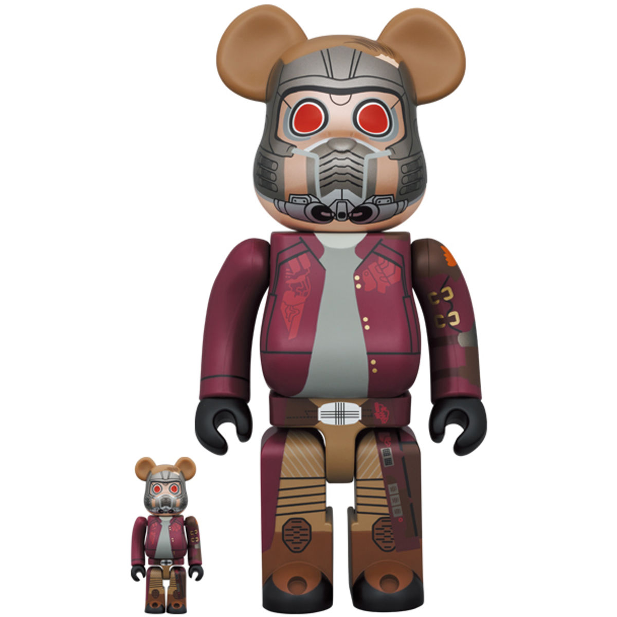 100% + 400% Star-Lord : The Infinity Saga Bearbrick (Set)