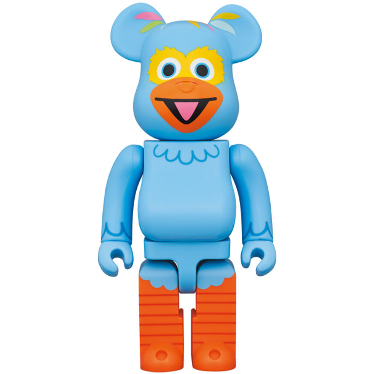 100% + 400% Pino : Sesame Street Bearbrick by Jim Henson