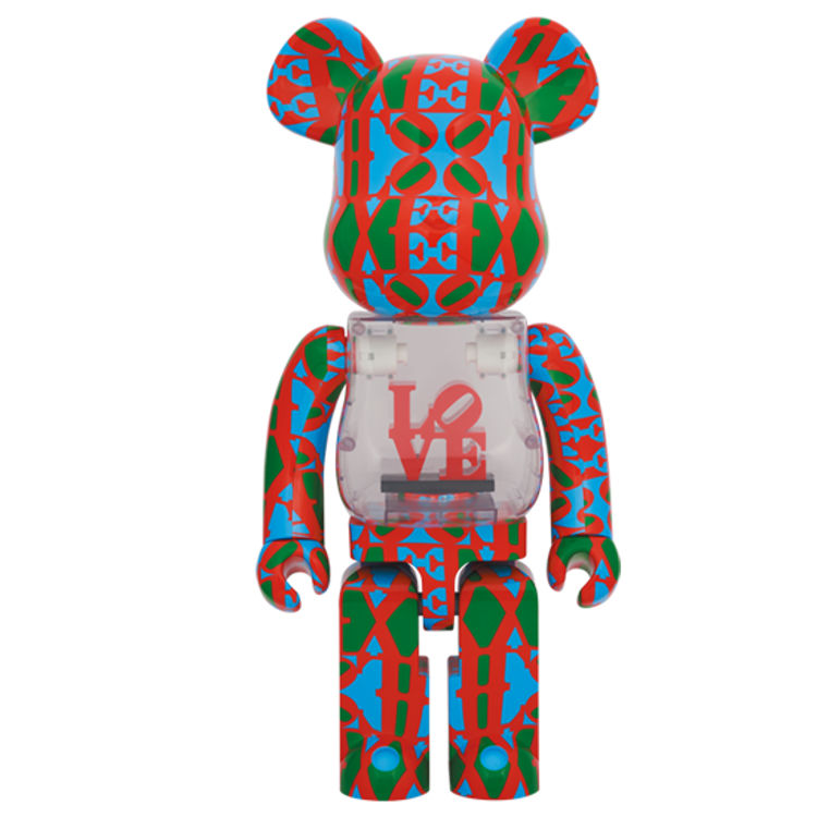 1000% LOVEs Bearbrick by Robert Indiana