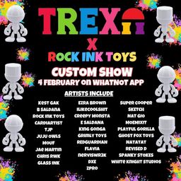Trexii x Rock Ink Toys Custom Show