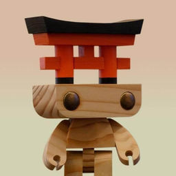Logman : Wooden Art Toy (Narawut Gogosavee)