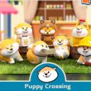 A Chai Wolfberry Puppy Crossing Keychain